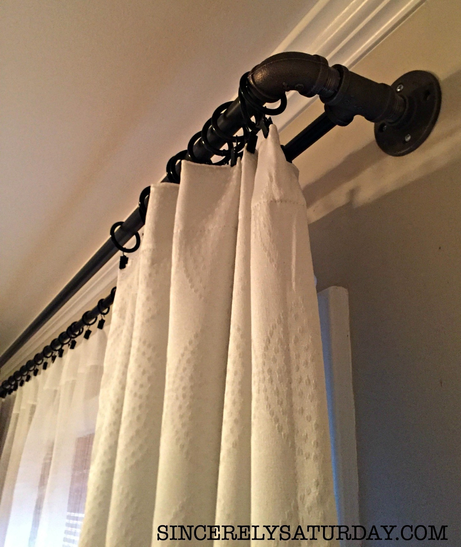 Best ideas about DIY Curtain Rods
. Save or Pin BEST DIY DOUBLE CURTAIN ROD EVER 2 YEARS LATER Now.