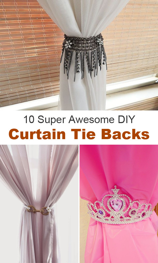 Best ideas about DIY Curtain Tie Back
. Save or Pin 10 Super Awesome DIY Curtain Tie Backs Now.