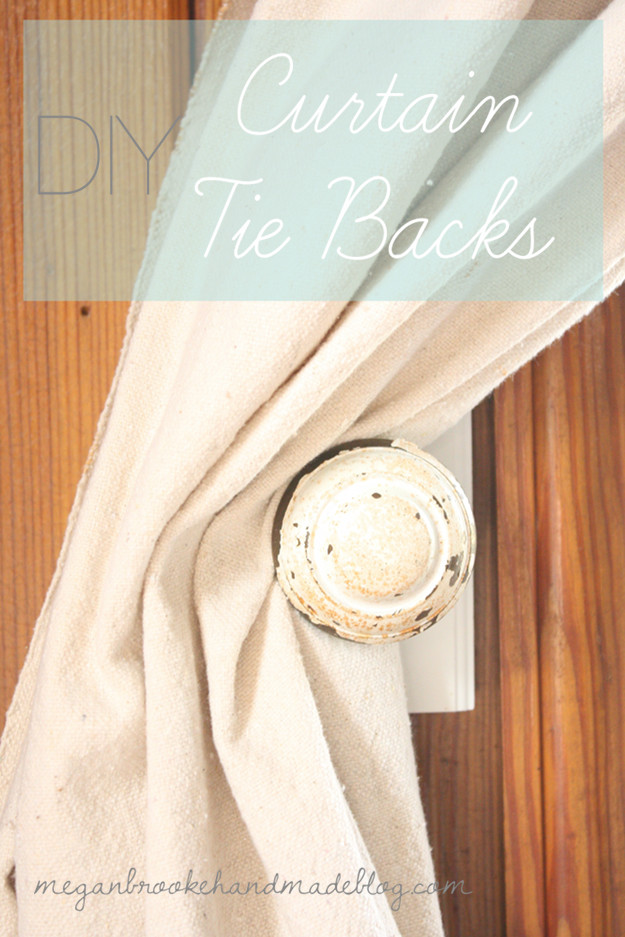 Best ideas about DIY Curtain Tie Back
. Save or Pin DIY Curtain Tie Backs Megan Brooke Handmade Now.