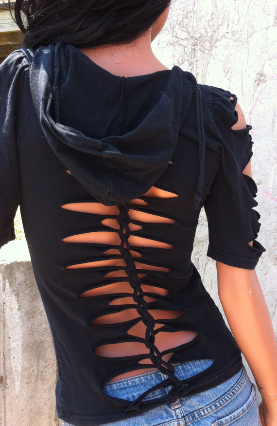 Best ideas about DIY Cut Out Shirt
. Save or Pin DIY Cut Out T Shirts Oh You Crafty Gal Now.