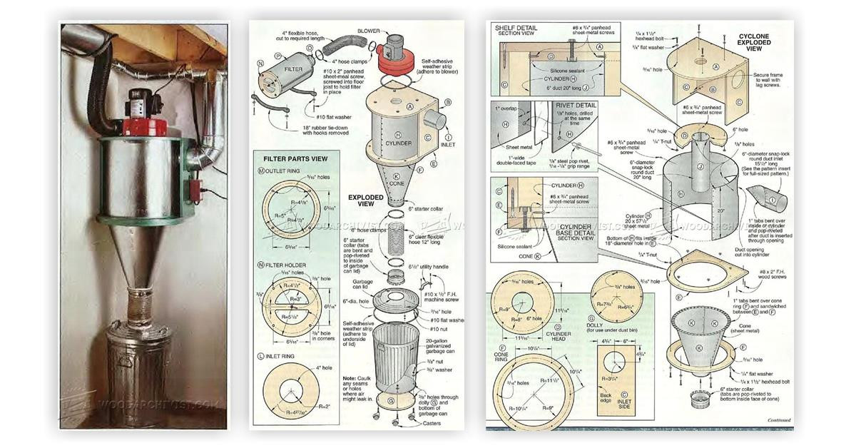 Best ideas about DIY Cyclone Dust Collection
. Save or Pin DIY Cyclone Dust Collector • WoodArchivist Now.