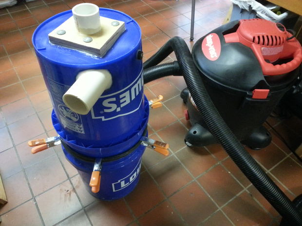 Best ideas about DIY Cyclonic Dust Collector
. Save or Pin DIY Dust Wood Chip Collector All Now.