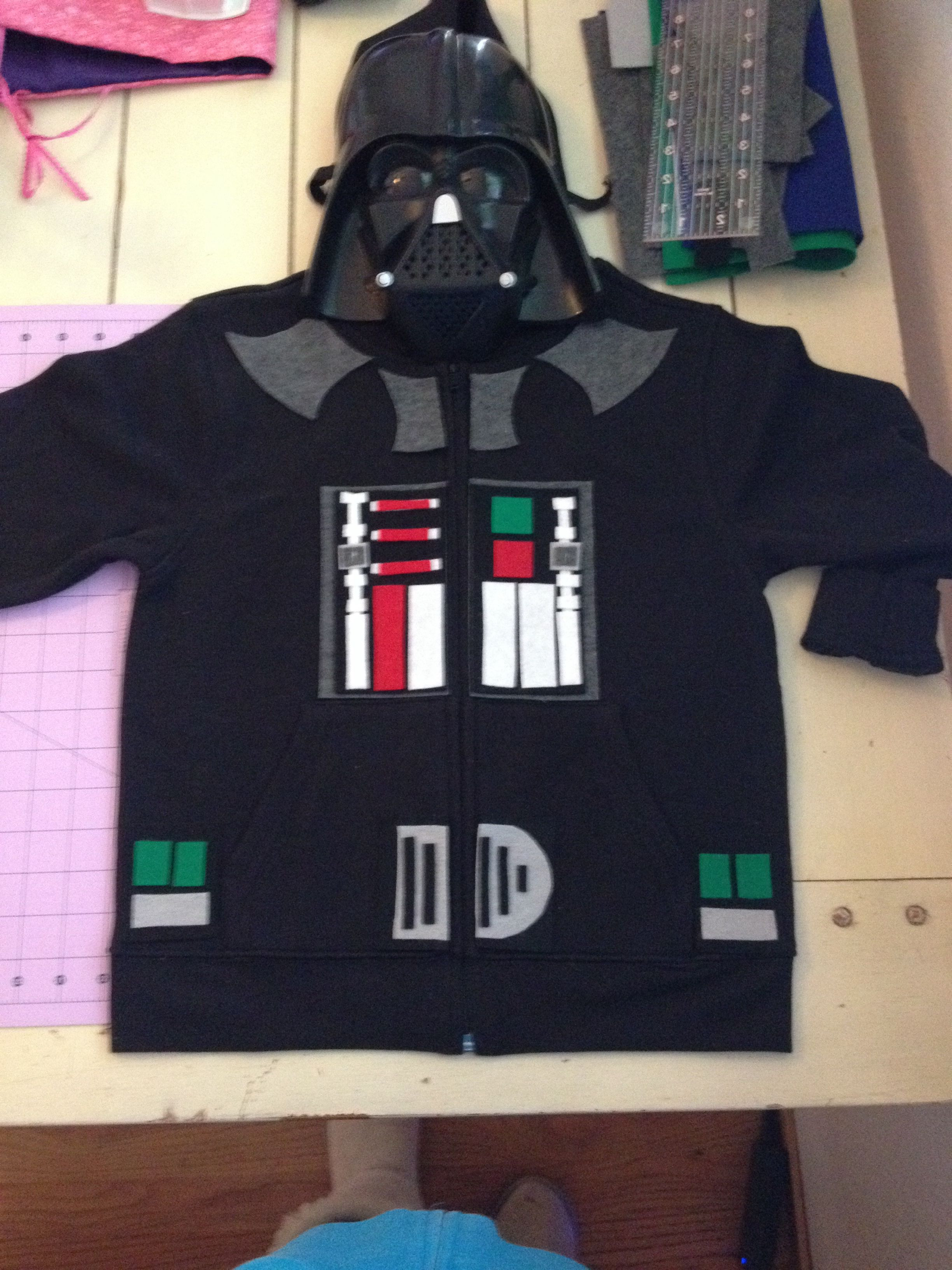 Best ideas about DIY Darth Vader Costume
. Save or Pin DIY Darth Vader Costume Hoo $10 kid s Kmart hoo $2 Now.