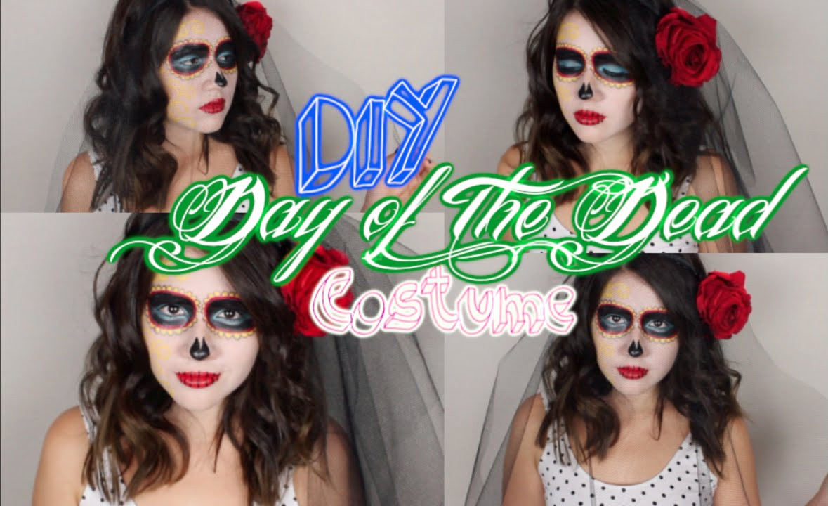 Best ideas about DIY Day Of The Dead Costume
. Save or Pin DIY Day of The Dead Inspired Makeup Veil and Costume Now.