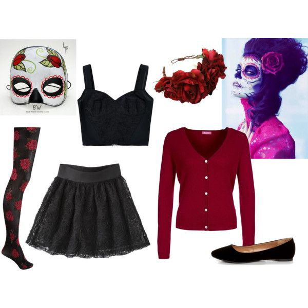 Best ideas about DIY Day Of The Dead Costumes
. Save or Pin DIY Day of the Dead Costume by hannahgomez via Polyvore Now.
