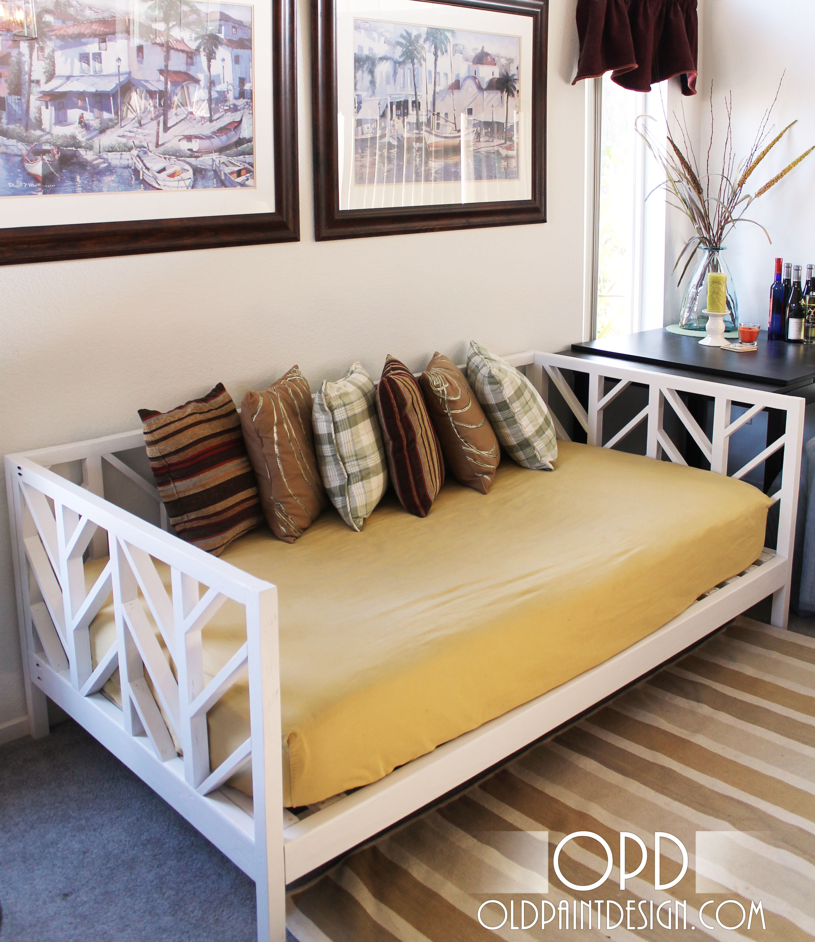 Best ideas about DIY Daybed Couch
. Save or Pin Stacy Daybed – Old Paint Design Now.