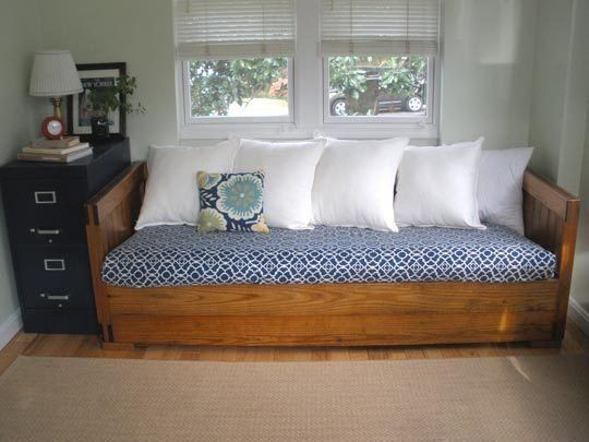 Best ideas about DIY Daybed Couch
. Save or Pin How To Convert a Couch to a Guest Room home Now.