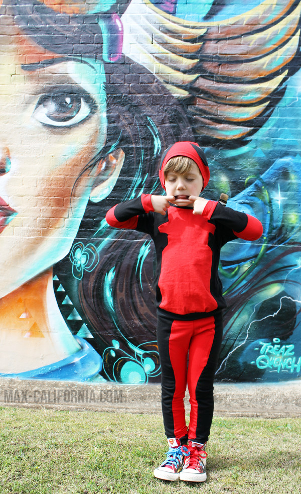 Best ideas about DIY Deadpool Costume
. Save or Pin Easy DIY kids Deadpool costume Now.