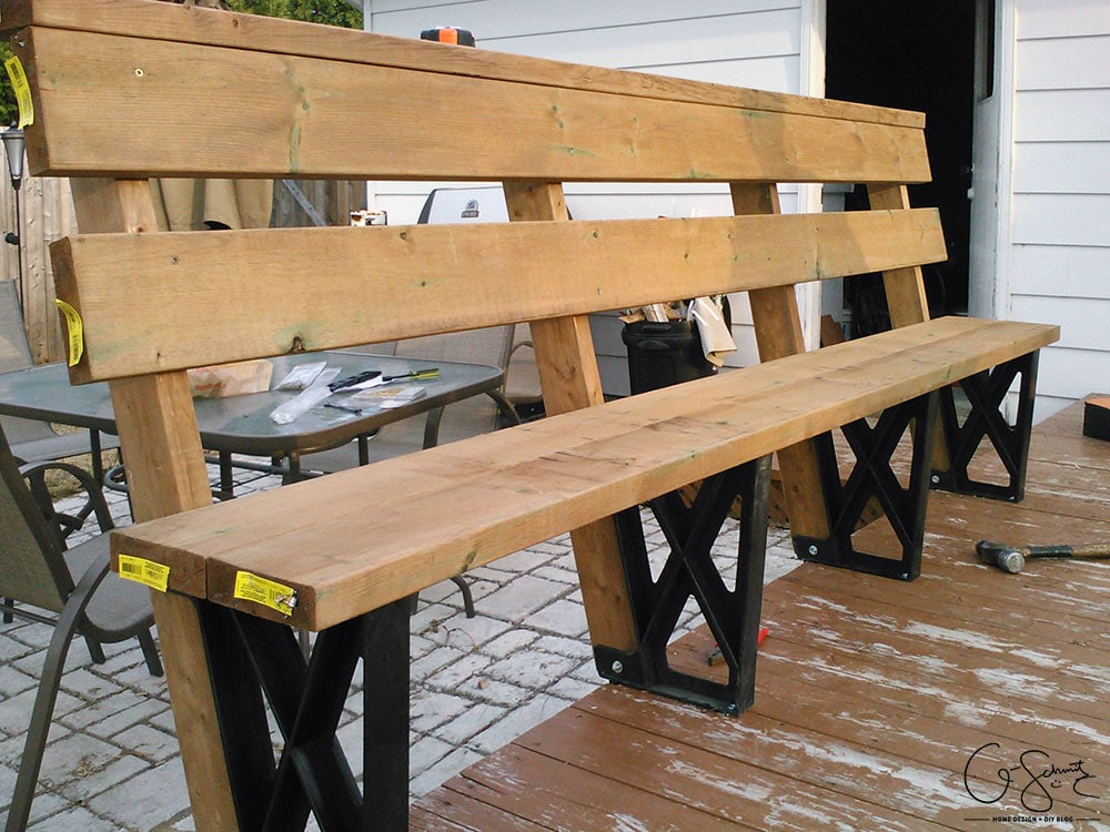 Best ideas about DIY Deck Benches
. Save or Pin Building a Deck Bench with Brackets Now.