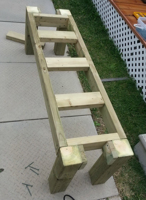 Best ideas about DIY Deck Benches
. Save or Pin How To Build A Simple Patio Deck Bench Out Wood Step By Now.