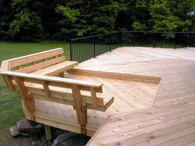 Best ideas about DIY Deck Benches
. Save or Pin Built in Deck Bench Plans Now.