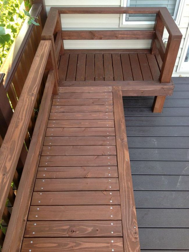 Best ideas about DIY Deck Benches
. Save or Pin 11 Super Cool DIY Backyard Furniture Projects Now.