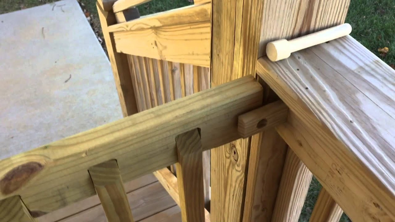 Best ideas about DIY Deck Gates
. Save or Pin DIY Project Sliding Deck Gate Now.