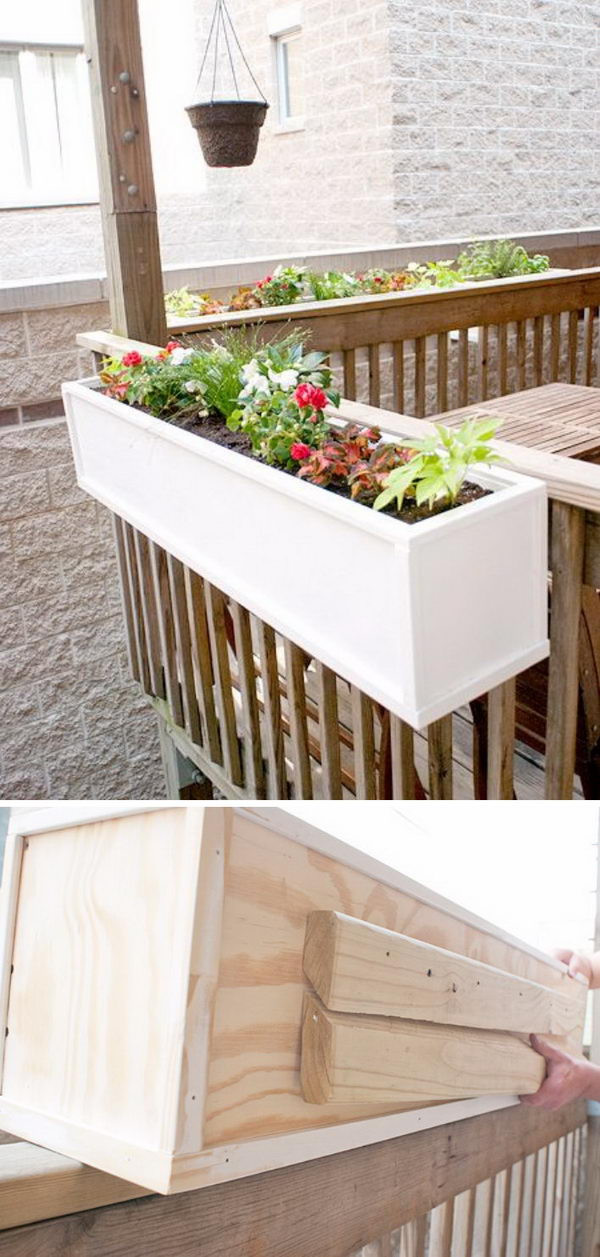 Best ideas about DIY Deck Planters
. Save or Pin 30 Creative DIY Wood and Pallet Planter Boxes To Style Up Now.