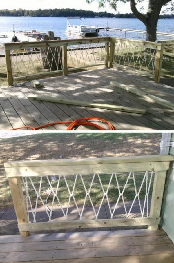 Best ideas about DIY Deck Railing Ideas
. Save or Pin 20 DIY Deck Railing Ideas Hative Now.