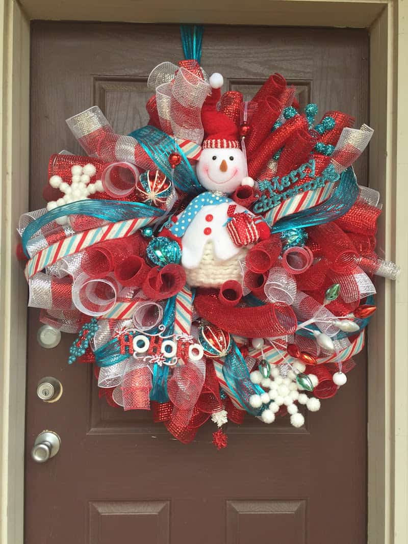 Best ideas about DIY Deco Mesh Wreath
. Save or Pin 12 Ideas for Christmas Mesh Wreaths DIY Candy Now.