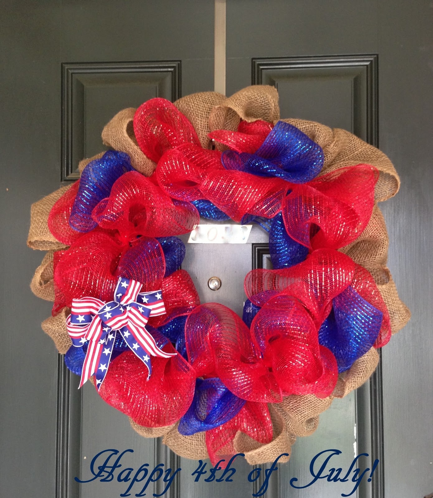 Best ideas about DIY Deco Mesh Wreath
. Save or Pin A Little Bolt of Life 4th of July Deco Mesh Wreath DIY Now.