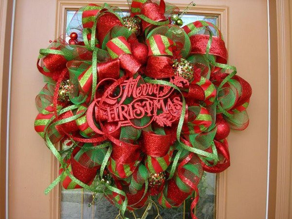 Best ideas about DIY Deco Mesh Wreath
. Save or Pin Warm & Sweet Christmas Wreaths 29 DIY Wreaths and Now.