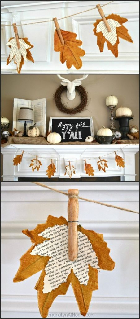 Best ideas about DIY Decorating Ideas
. Save or Pin DIY Fall Mantel Decor Ideas to Inspire landeelu Now.