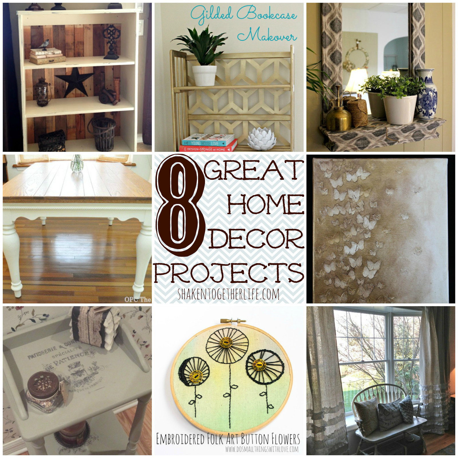 Best ideas about DIY Decorating Projects
. Save or Pin 8 Great Home Decor Projects DIY features from the what Now.
