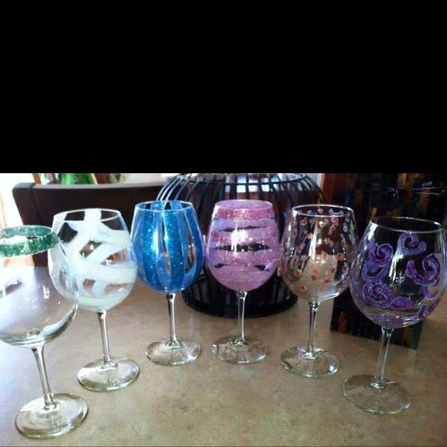 Best ideas about DIY Decorating Wine Glasses
. Save or Pin 17 Best images about Diy wine glass decorating on Now.