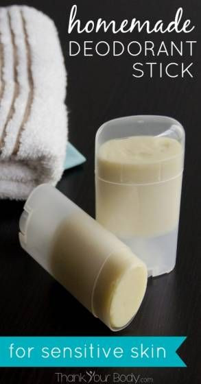 Best ideas about DIY Deodorant Stick
. Save or Pin Homemade Deodorant Stick Recipe for Sensitive Skin Now.