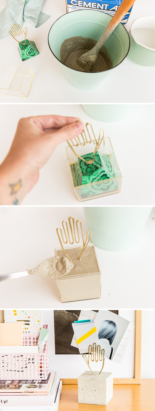 Best ideas about DIY Desk Accessories
. Save or Pin How to Make a Modern DIY Desk Accessory for Storing Notes Now.