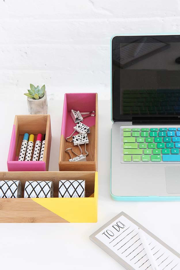 Best ideas about DIY Desk Accessories
. Save or Pin 40 Fun DIYs for your desk Now.