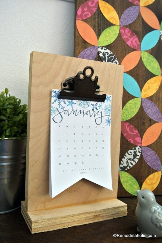 Best ideas about DIY Desk Calendar
. Save or Pin Remodelaholic Now.