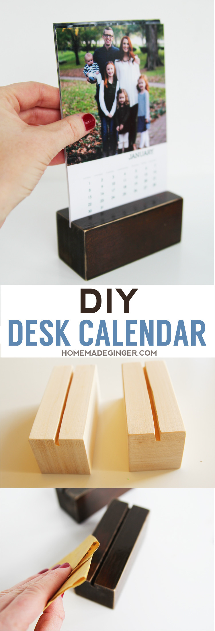 Best ideas about DIY Desk Calendar
. Save or Pin How to Make a Desk Calendar Homemade Ginger Now.