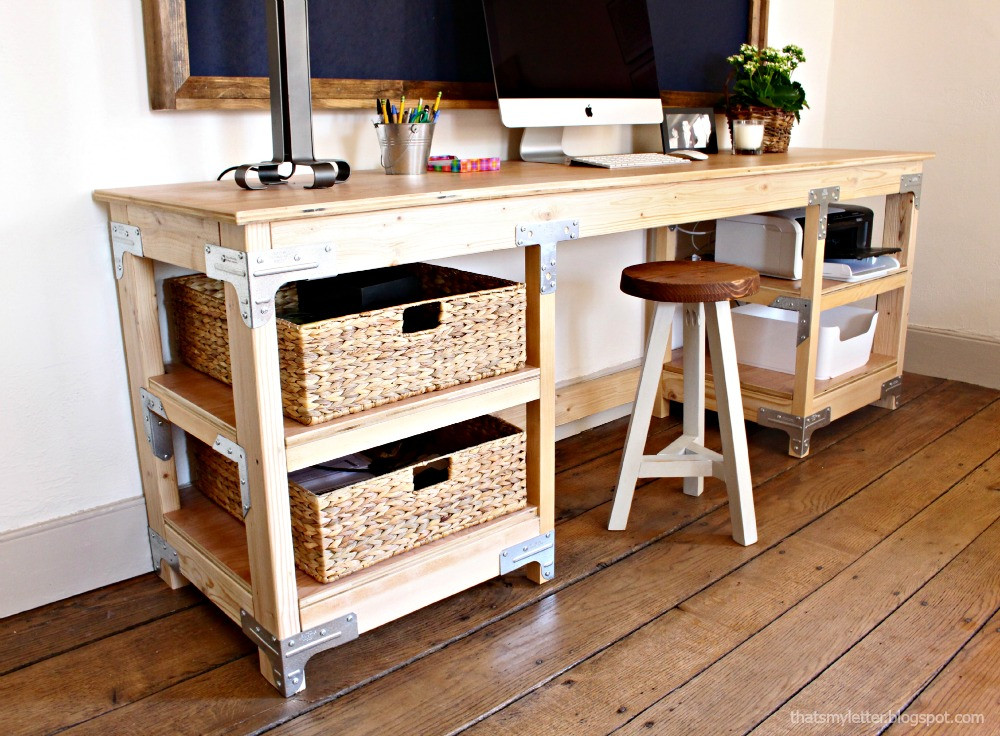 Best ideas about DIY Desk Design
. Save or Pin That s My Letter custom desk build DIY Done Right Now.