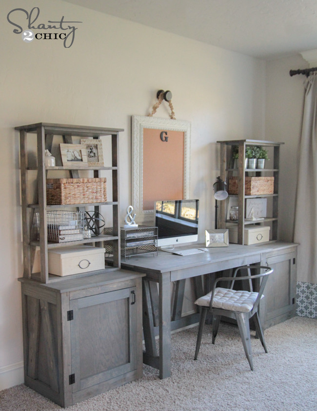 Best ideas about DIY Desk Design
. Save or Pin DIY Bookcase Shanty 2 Chic Now.