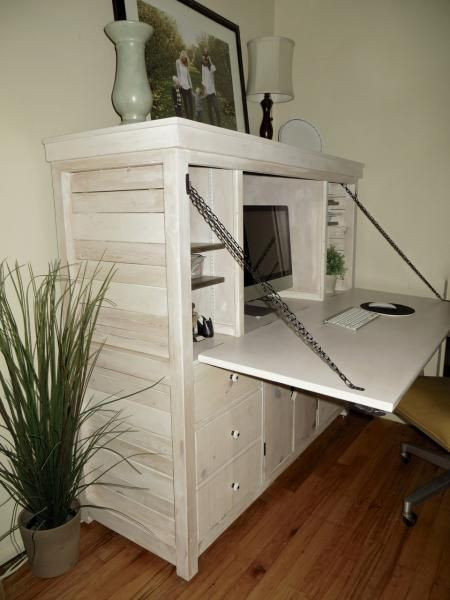 Best ideas about DIY Desk Hutch
. Save or Pin DIY Furniture DIY Drop Down Hutch Desk Now.