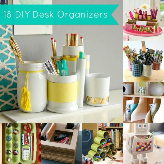 Best ideas about DIY Desk Organizers
. Save or Pin DIY Desk Organizer 18 Project Ideas DIY Candy Now.