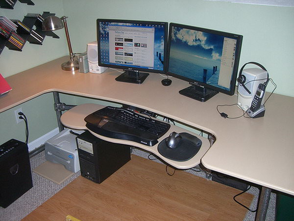 Best ideas about DIY Desk Pc
. Save or Pin 15 DIY puter Desk Ideas & Tutorials for Home fice Now.