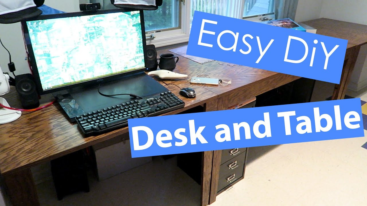 Best ideas about DIY Desk Pc
. Save or Pin How to DIY Simple puter Desk and Table Now.