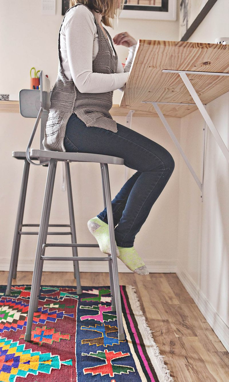 Best ideas about DIY Desk Shelf
. Save or Pin Building a Standing Desk – A Beautiful Mess Now.