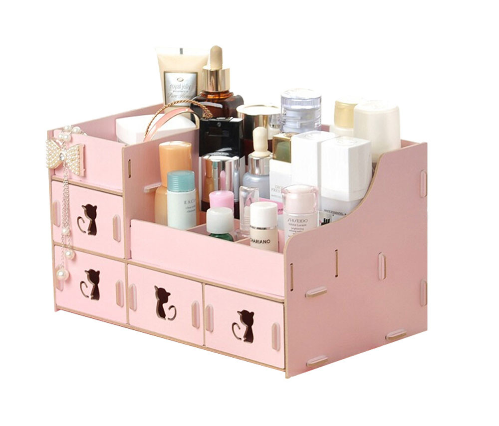Best ideas about DIY Desk Storage
. Save or Pin Wooden Storage Box DIY Makeup Jewellery Organizer Now.