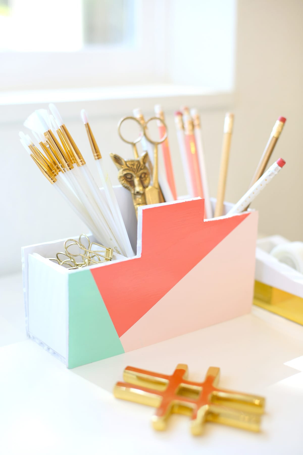 Best ideas about DIY Desktop Organizer
. Save or Pin DIY Back to School Desk Organizer Now.