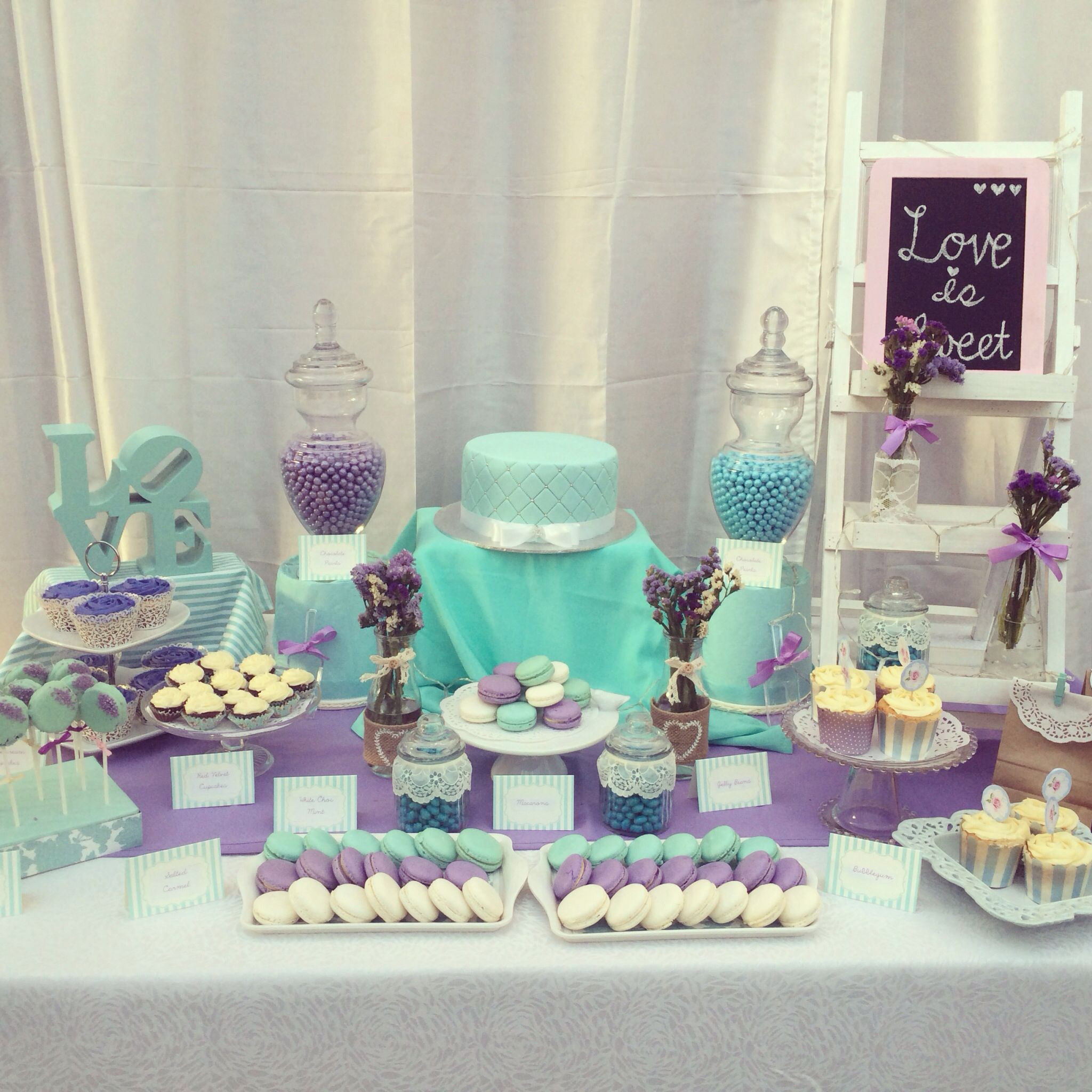 Best ideas about DIY Dessert Table
. Save or Pin Pablo and Grace s backyard engagement party Tiffany blue Now.