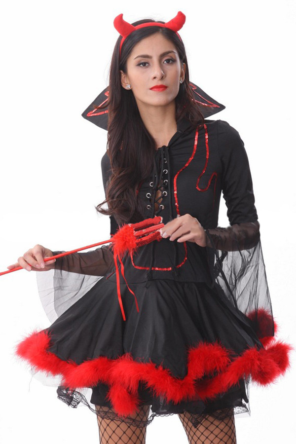 Best ideas about DIY Devil Halloween Costume
. Save or Pin Vampire Mistress Halloween Devil Costume PINK QUEEN Now.