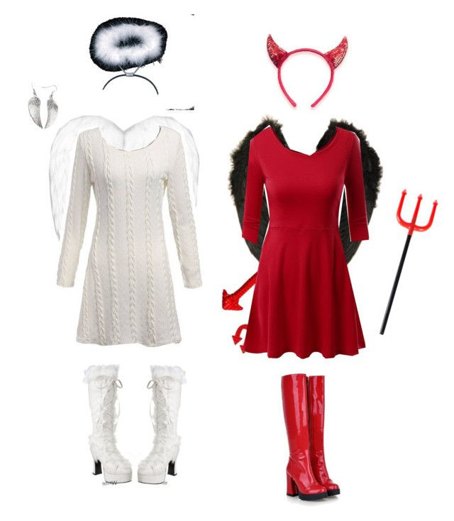 Best ideas about DIY Devil Halloween Costume
. Save or Pin "Angel and Devil costumes" by whoviangirl22 liked on Now.