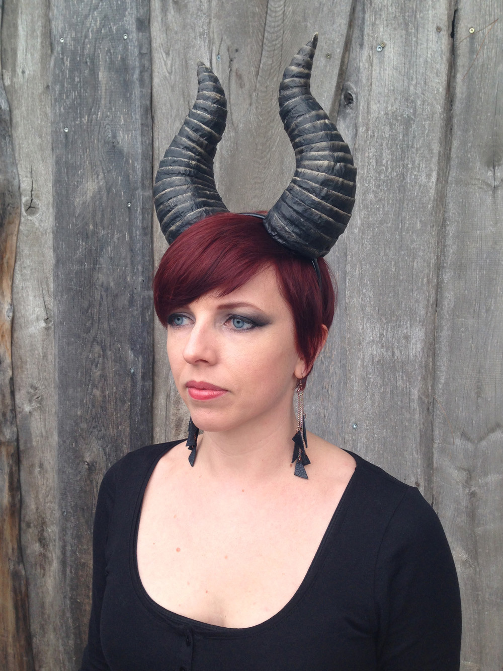 Best ideas about DIY Devil Horns
. Save or Pin Sculpt Demon Horns from Foam and Paper Towels Now.
