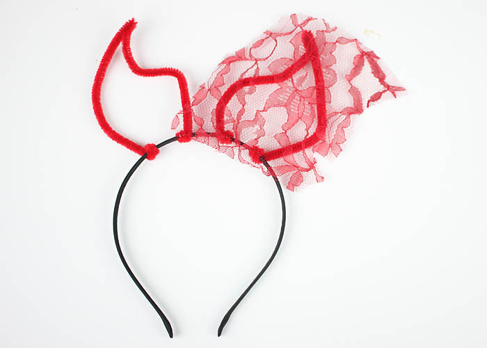Best ideas about DIY Devil Horns
. Save or Pin DIY Halloween Devil Horns with Veil Gina Michele Now.