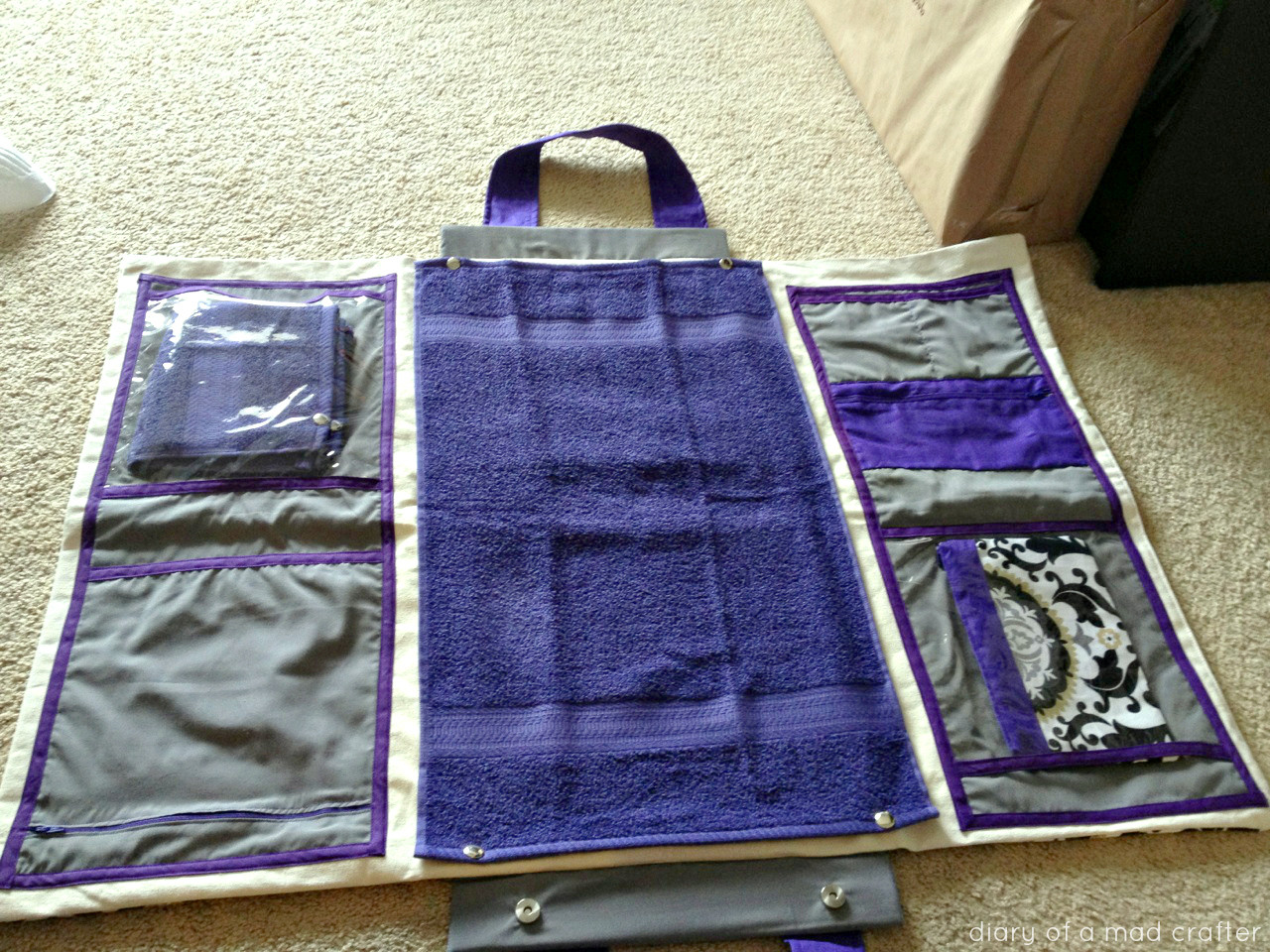 Best ideas about DIY Diaper Bags
. Save or Pin DIY Diaper Bag Changing Station Now.