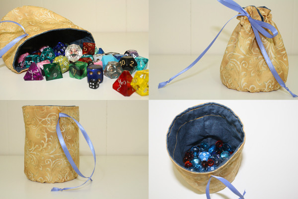 Best ideas about DIY Dice Bag
. Save or Pin lined dice bags – for all your polyhedral needs Now.