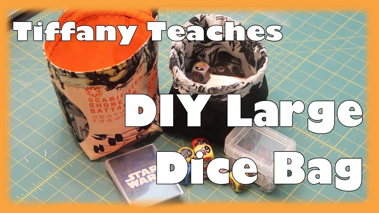 Best ideas about DIY Dice Bag
. Save or Pin Tiffany Teaches DIY Reversible Dice Bag Now.