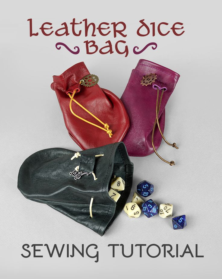 Best ideas about DIY Dice Bag
. Save or Pin Leather Dice Bag Sewing Pattern by SewDesuNeviantart Now.