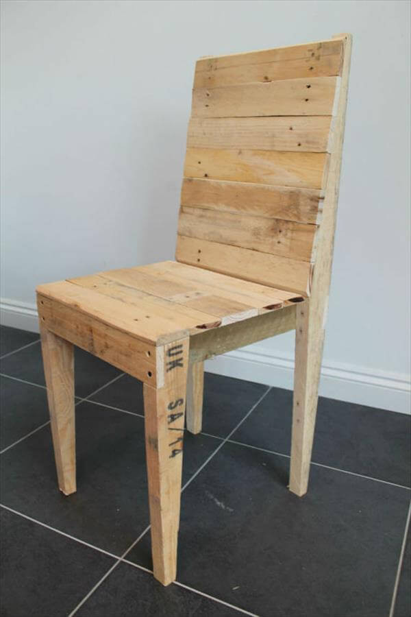 Best ideas about DIY Dining Chair
. Save or Pin Reclaimed Pallet Dining Chair Now.