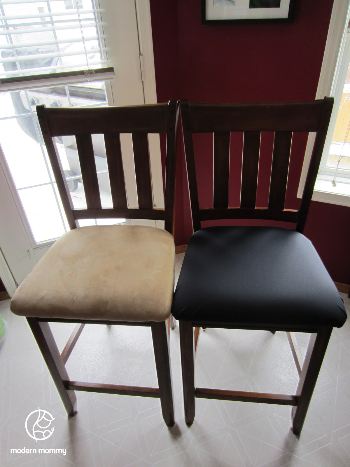 Best ideas about DIY Dining Chair
. Save or Pin Modern Mommy Home DIY Reupholstered Dining Chairs Now.